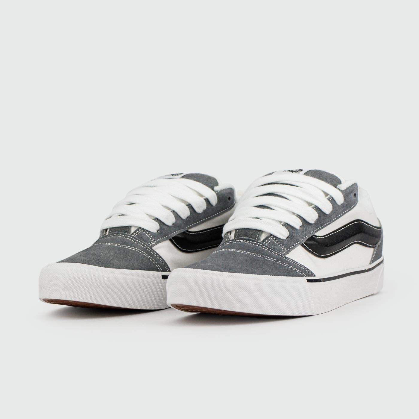 Кеды Vans Knu Skool Grey White Black Кеды Vans Knu Skool Grey White Black
