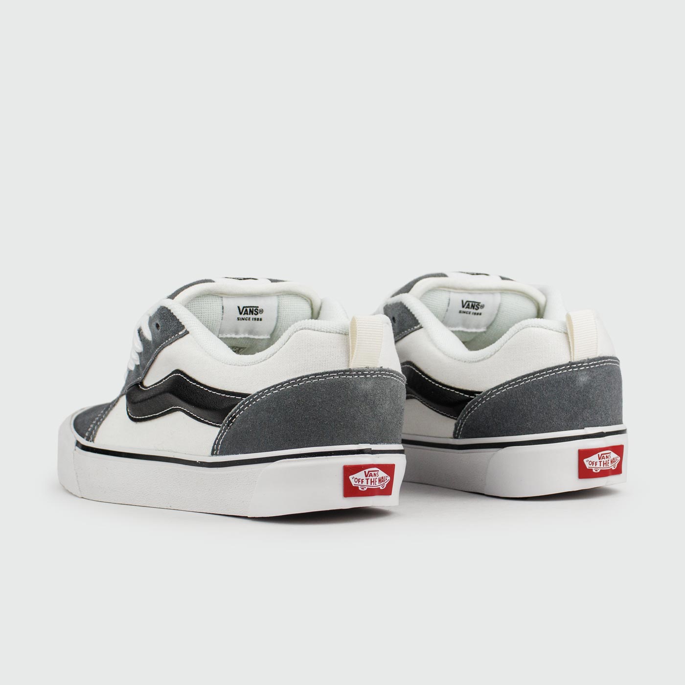 Кеды Vans Knu Skool Grey White Black Кеды Vans Knu Skool Grey White Black