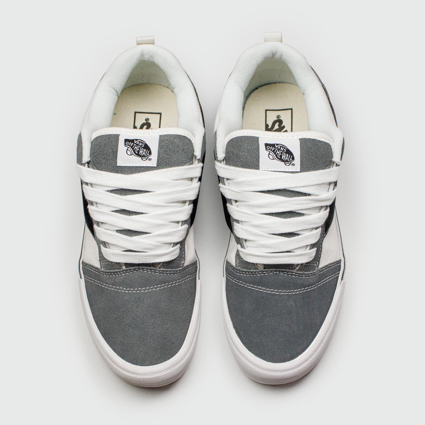 Кеды Vans Knu Skool Grey White Black Кеды Vans Knu Skool Grey White Black