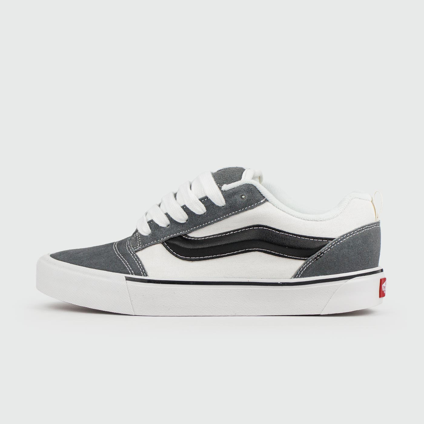 Кеды Vans Knu Skool Grey White Black Кеды Vans Knu Skool Grey White Black