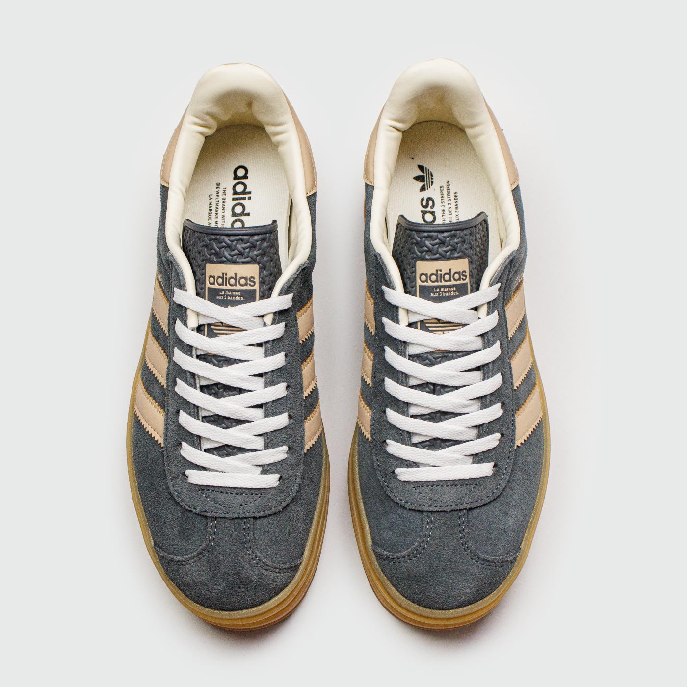 Кроссовки Adidas Gazelle Bold Blue / Gum Wmns
