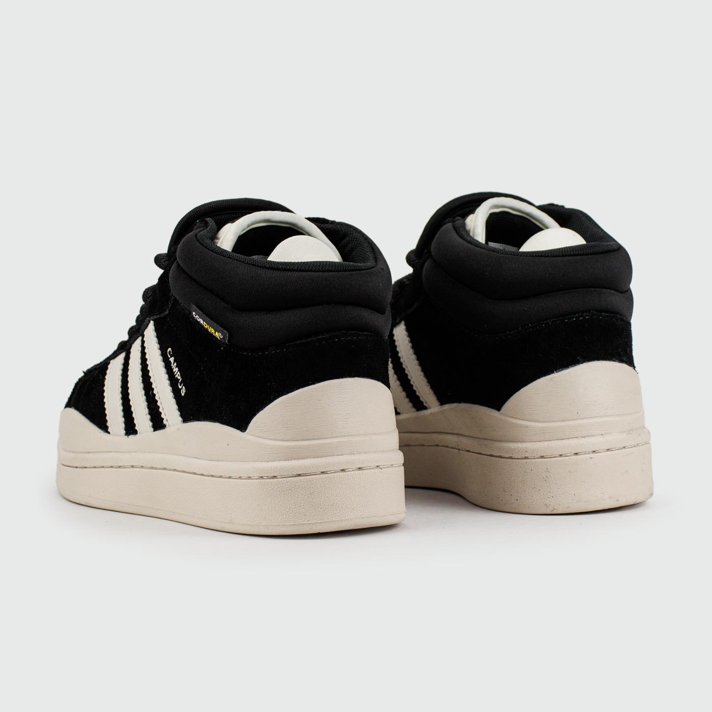 Кроссовки Adidas Campus Black / White with Fur Кроссовки Adidas Campus Black / White with Fur