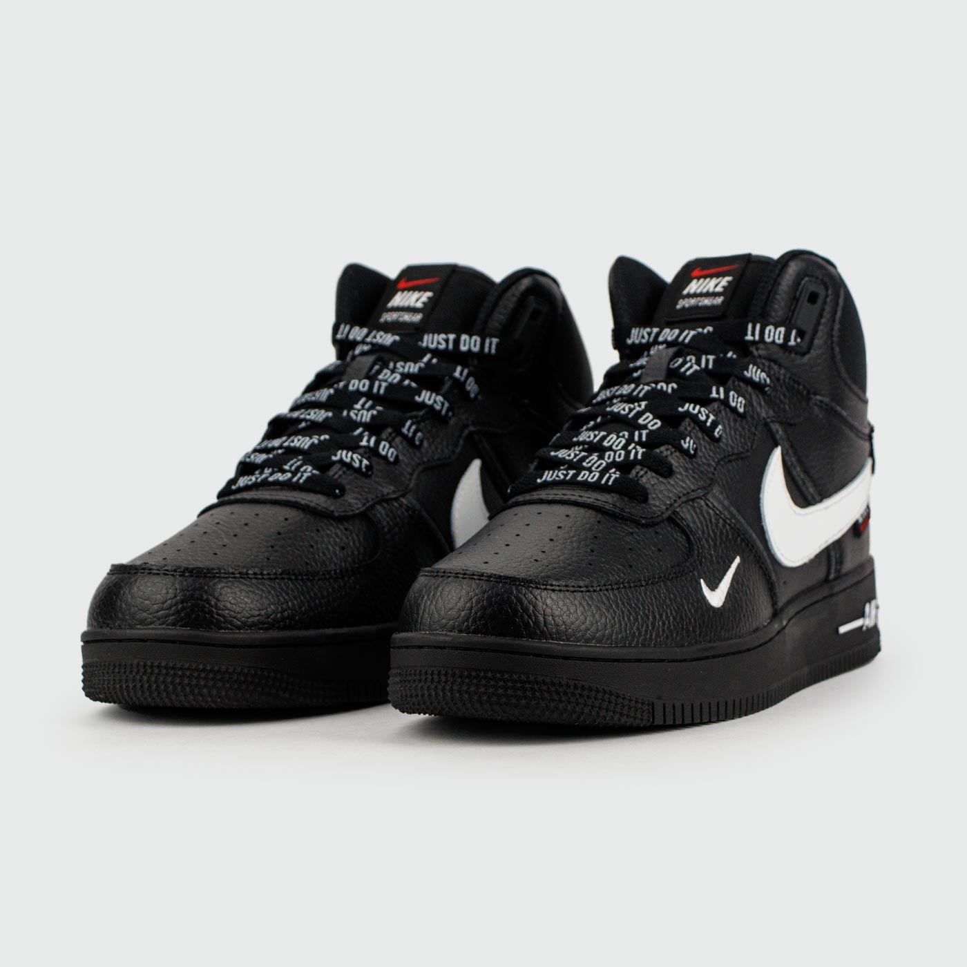 Кроссовки Nike Air Force 1 Mid Black / Wh. Sw. with Fur Кроссовки Nike Air Force 1 Mid Black / Wh. Sw. with Fur