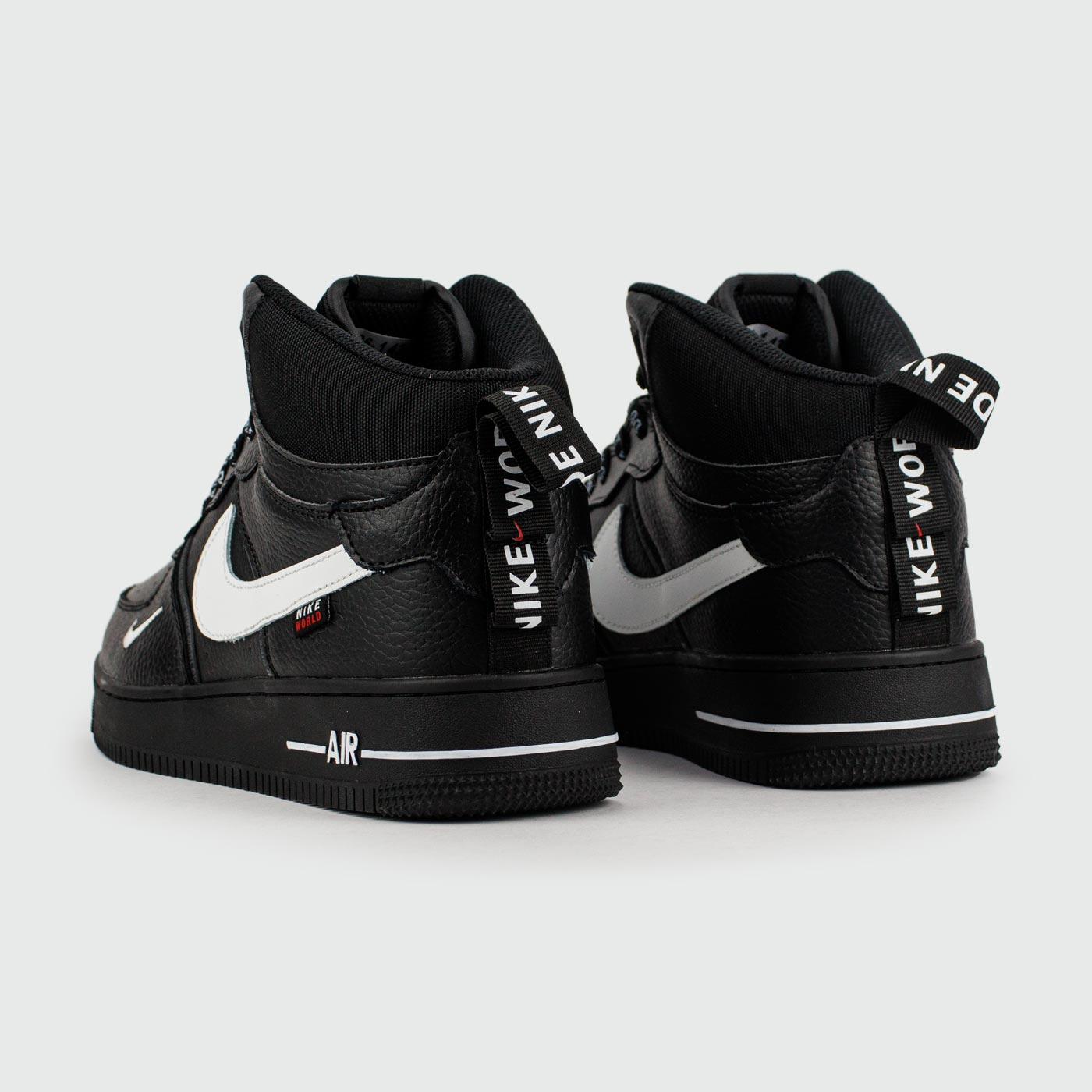 Кроссовки Nike Air Force 1 Mid Black / Wh. Sw. with Fur Кроссовки Nike Air Force 1 Mid Black / Wh. Sw. with Fur