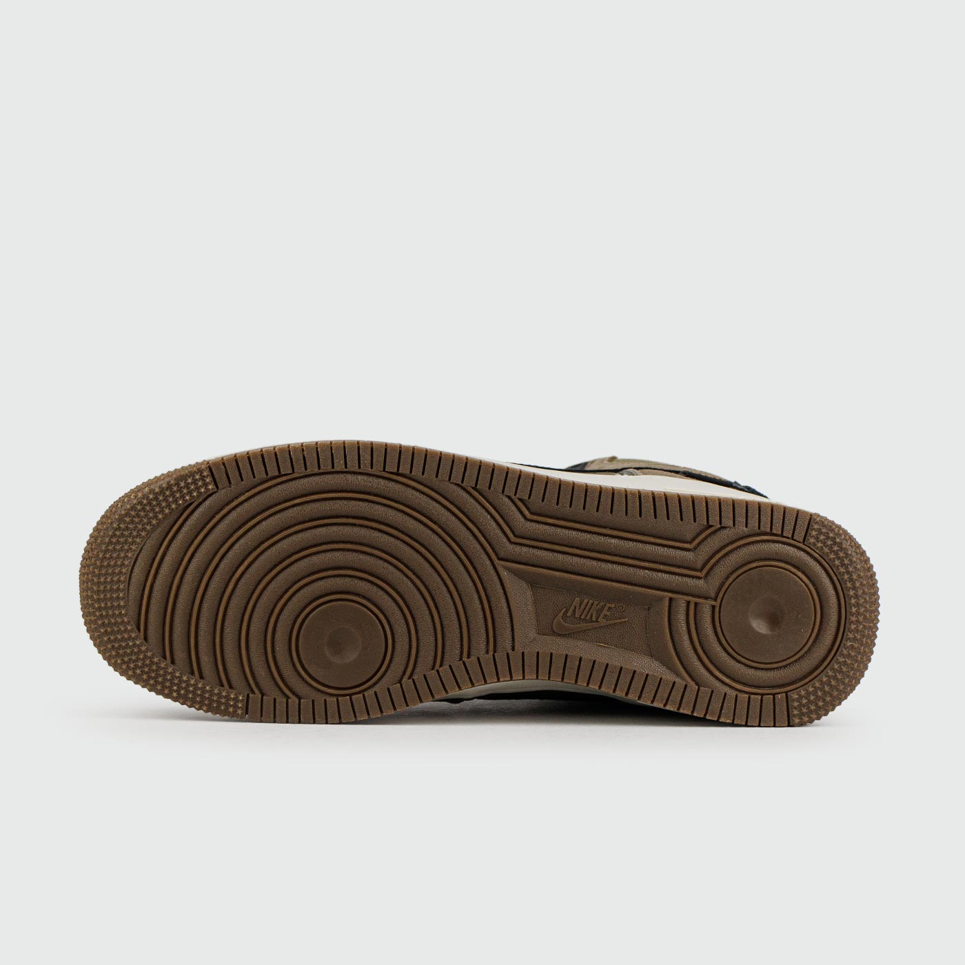 Кроссовки Nike Air Force 1 Mid Olive / Brown with Fur Кроссовки Nike Air Force 1 Mid Olive / Brown with Fur