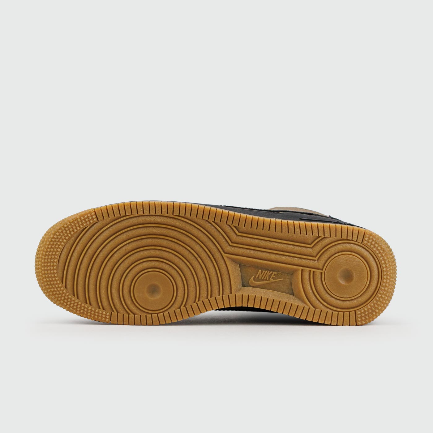 Кроссовки Nike Air Force 1 Mid Brown / Black with Fur Кроссовки Nike Air Force 1 Mid Brown / Black with Fur