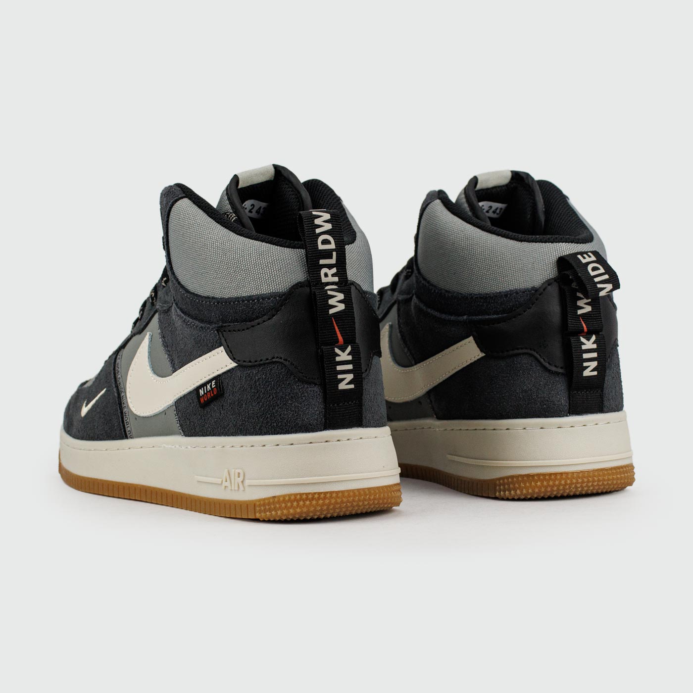 Кроссовки Nike Air Force 1 Mid Blue / L.Grey with Fur Кроссовки Nike Air Force 1 Mid Blue / L.Grey with Fur