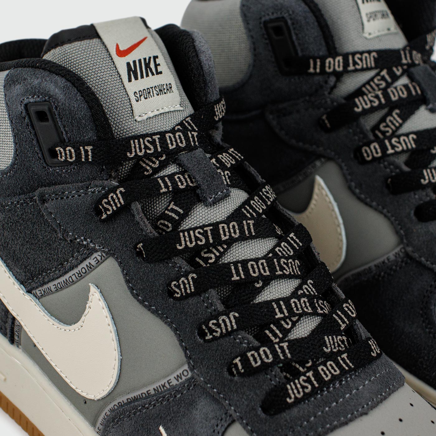 Кроссовки Nike Air Force 1 Mid Blue / L.Grey with Fur Кроссовки Nike Air Force 1 Mid Blue / L.Grey with Fur