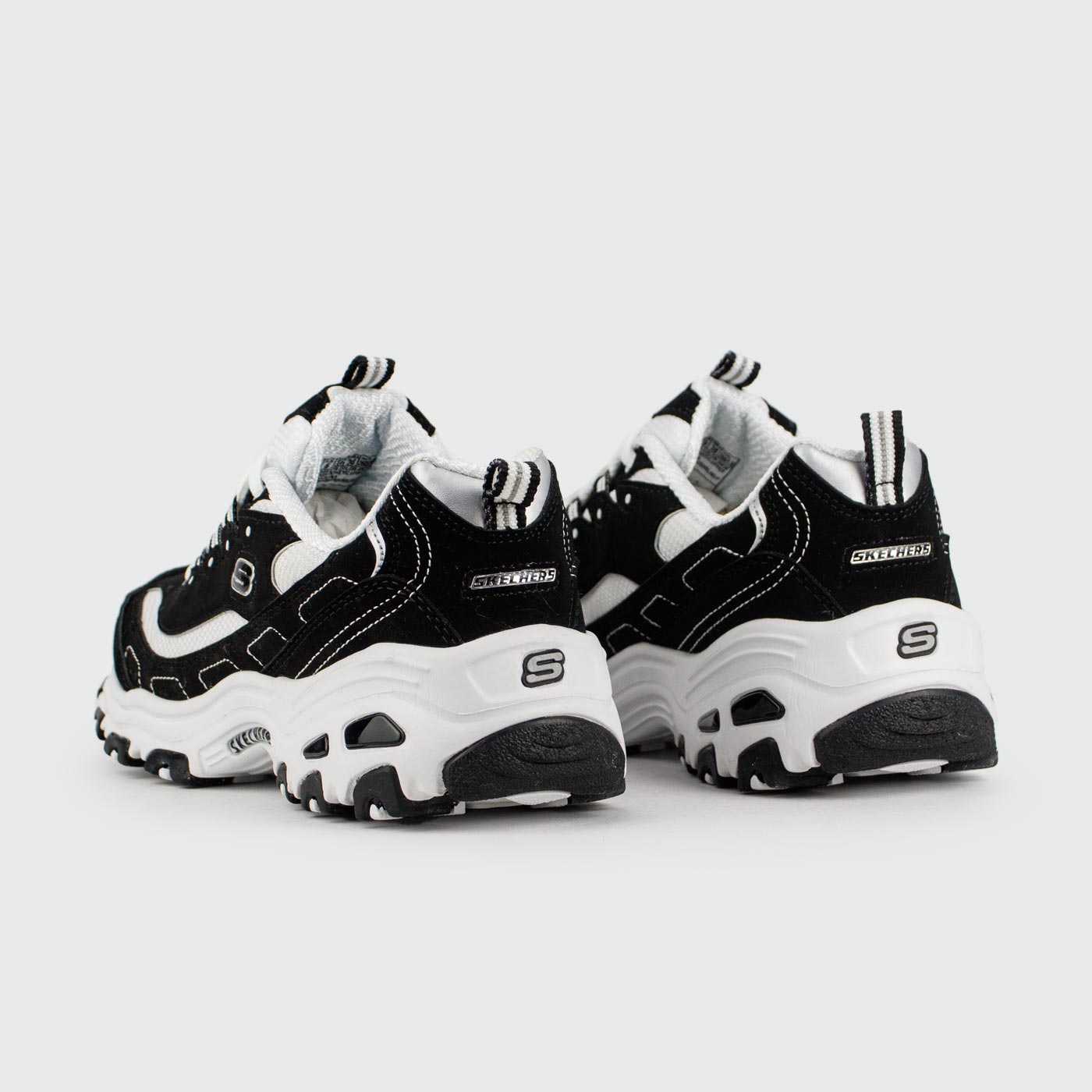 Кроссовки Skechers D'Lites Black / White Wmns Кроссовки Skechers D'Lites Black / White Wmns