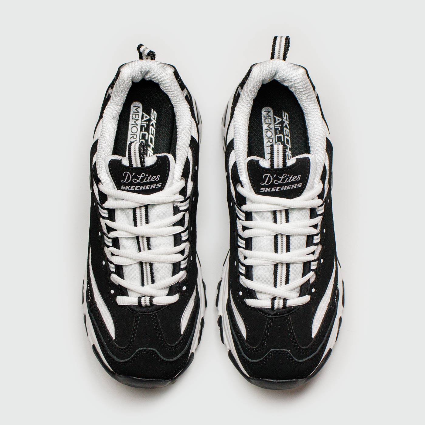Кроссовки Skechers D'Lites Black / White Wmns Кроссовки Skechers D'Lites Black / White Wmns