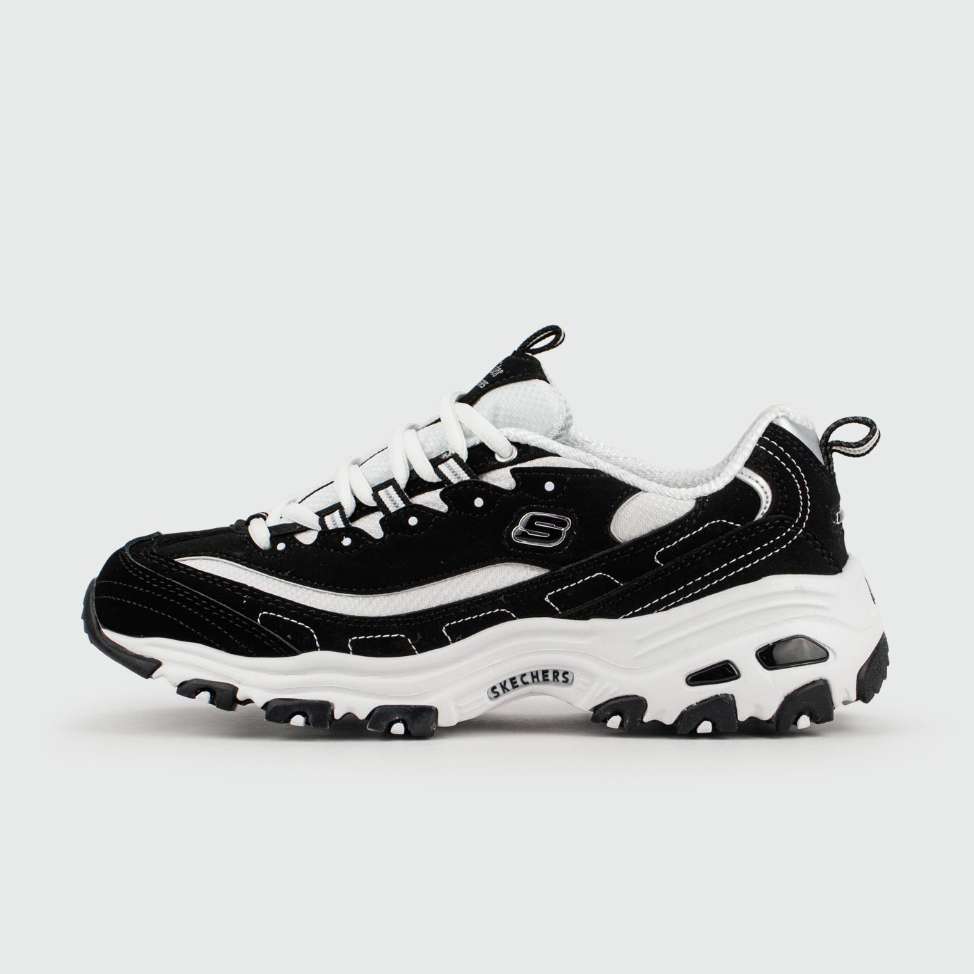 Кроссовки Skechers D'Lites Black / White Wmns Кроссовки Skechers D'Lites Black / White Wmns