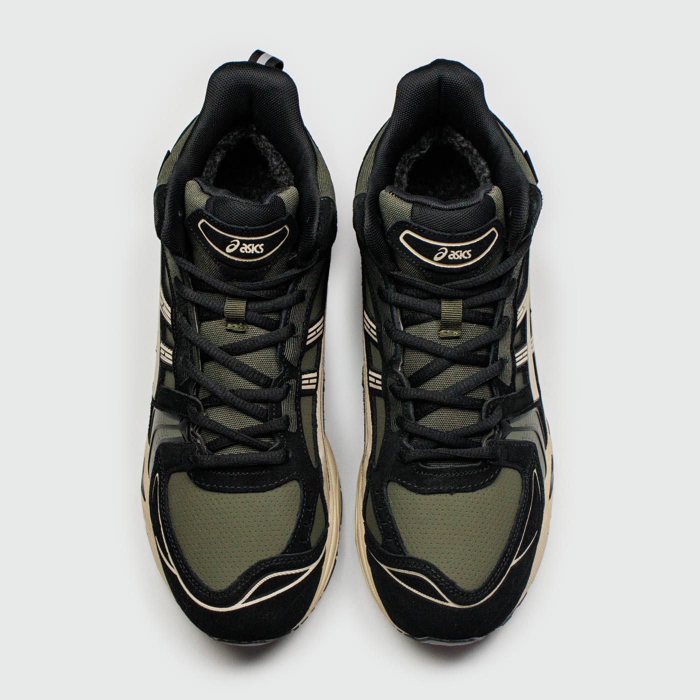 Кроссовки Asics Gel-Kayano 14 Mid Green Black with Fur Кроссовки Asics Gel-Kayano 14 Mid Green Black with Fur