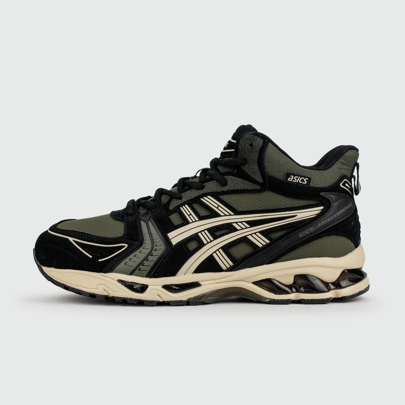 Кроссовки Asics Gel-Kayano 14 Mid Green Black with Fur Кроссовки Asics Gel-Kayano 14 Mid Green Black with Fur