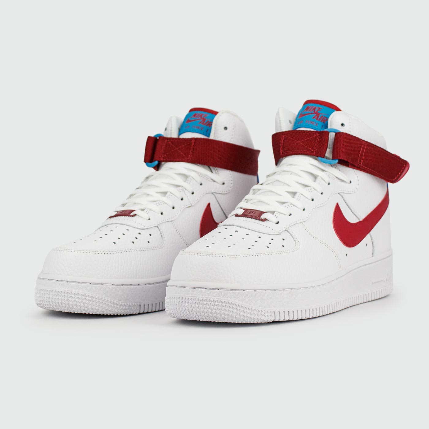 Кроссовки Nike Air Force 1 Mid White Red Кроссовки Nike Air Force 1 Mid White Red