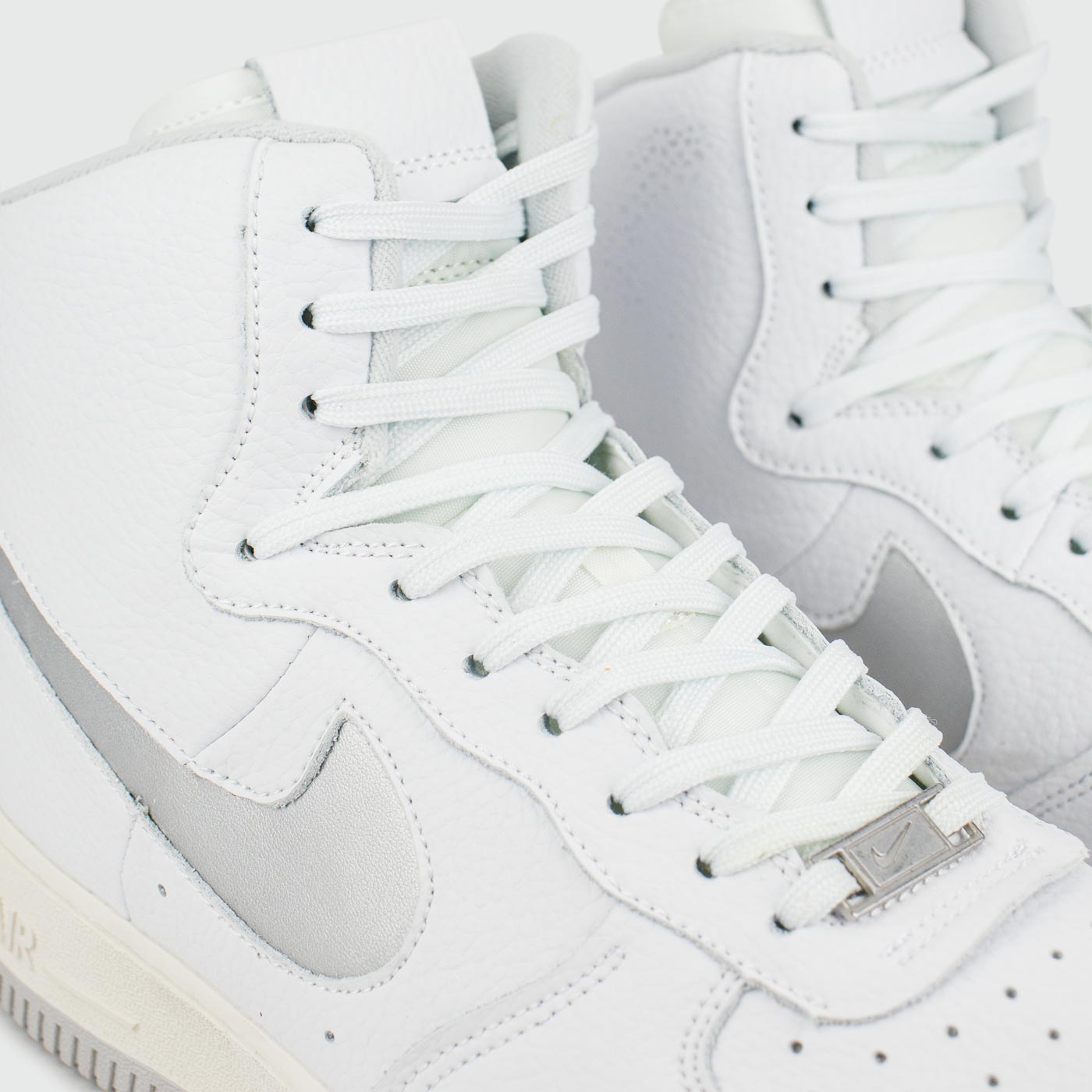 Кроссовки Nike Air Force 1 Mid White Silver Кроссовки Nike Air Force 1 Mid White Silver