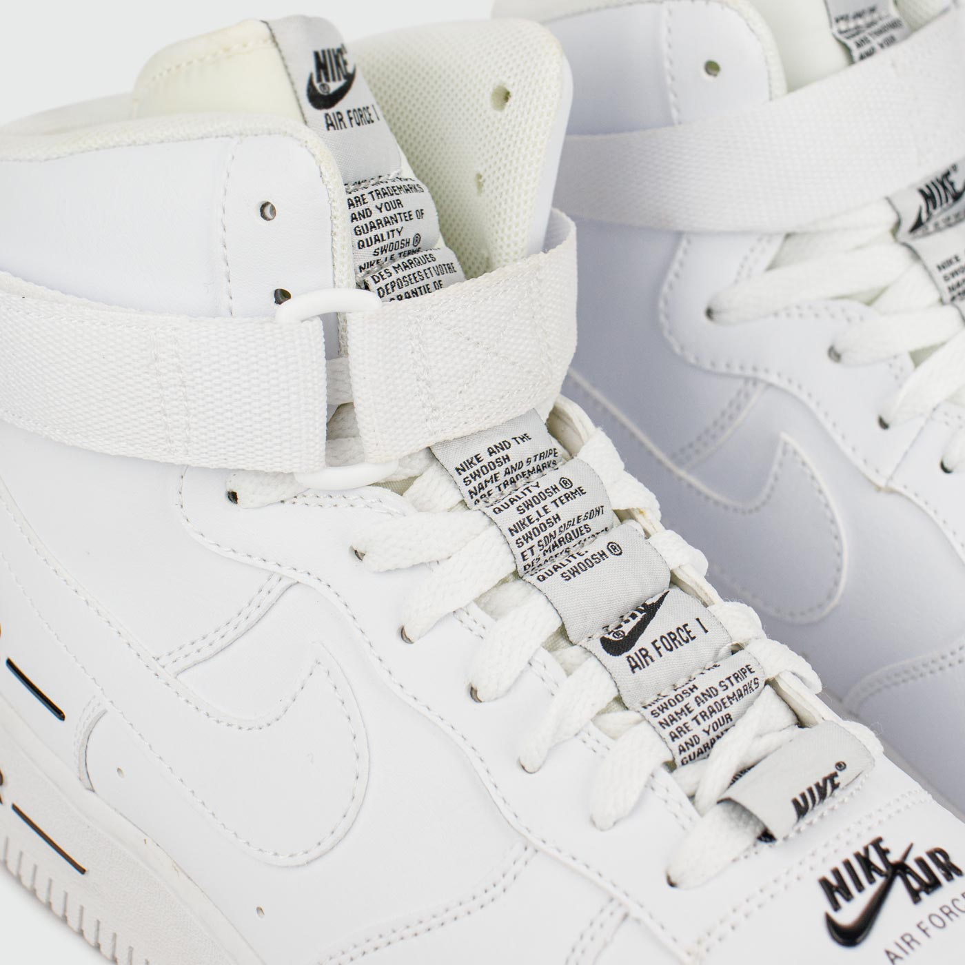 Кроссовки Nike Air Force 1 Mid White Double Logo Кроссовки Nike Air Force 1 Mid White Double Logo