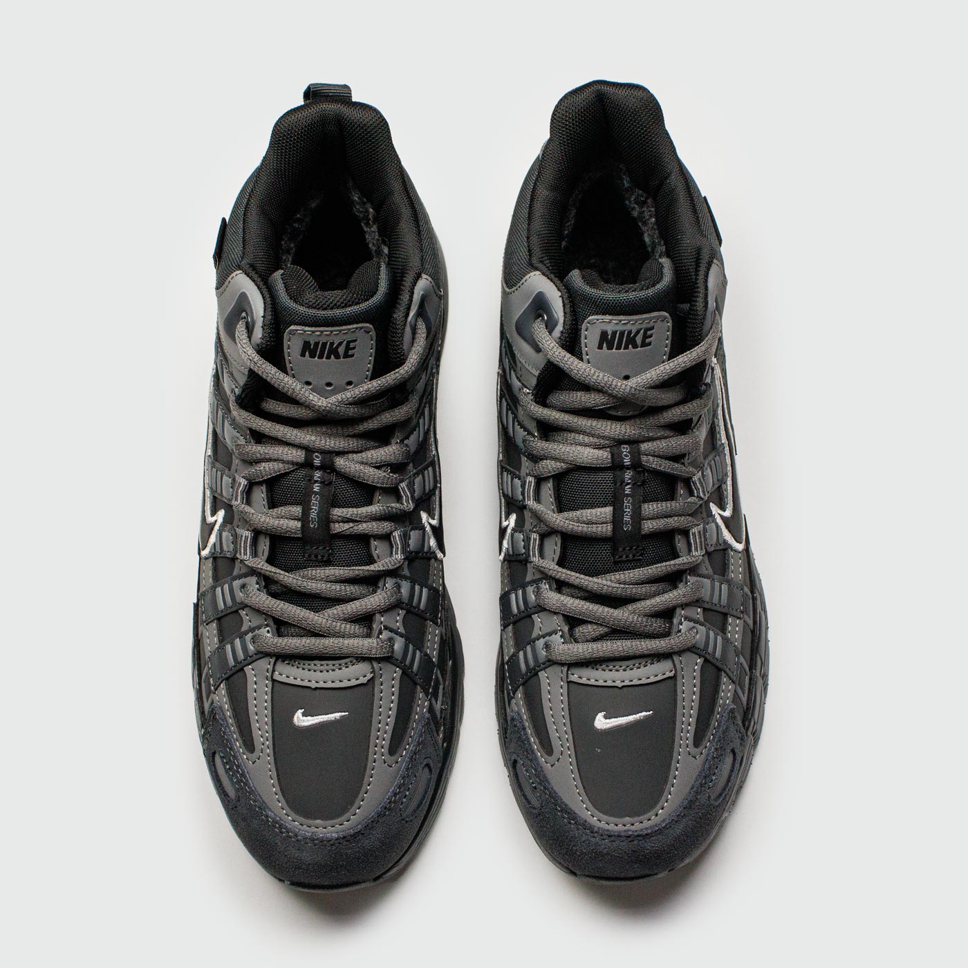Кроссовки Nike P6000 Black Grey with Fur Кроссовки Nike P6000 Black Grey with Fur