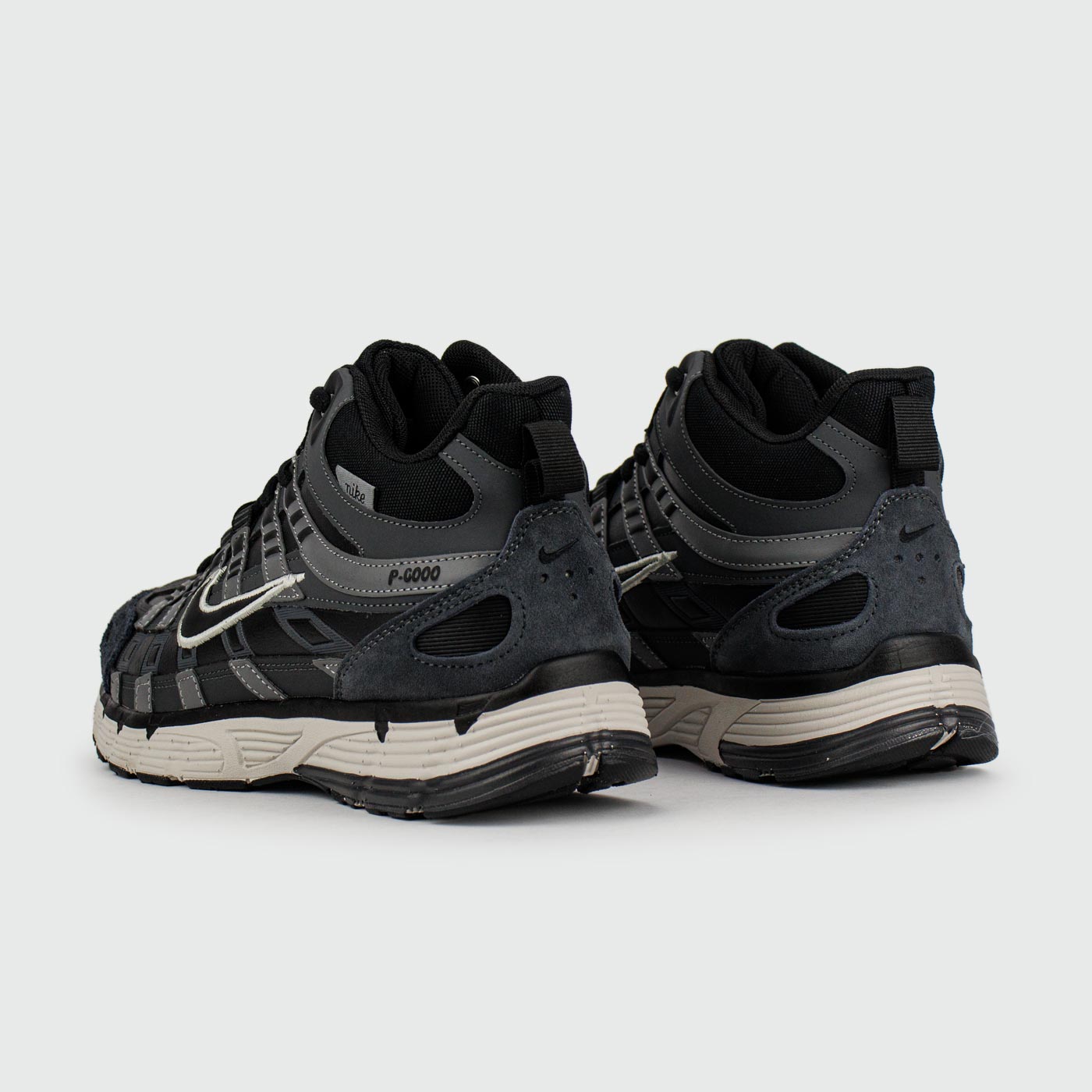 Кроссовки Nike P6000 Black White with Fur Кроссовки Nike P6000 Black White with Fur
