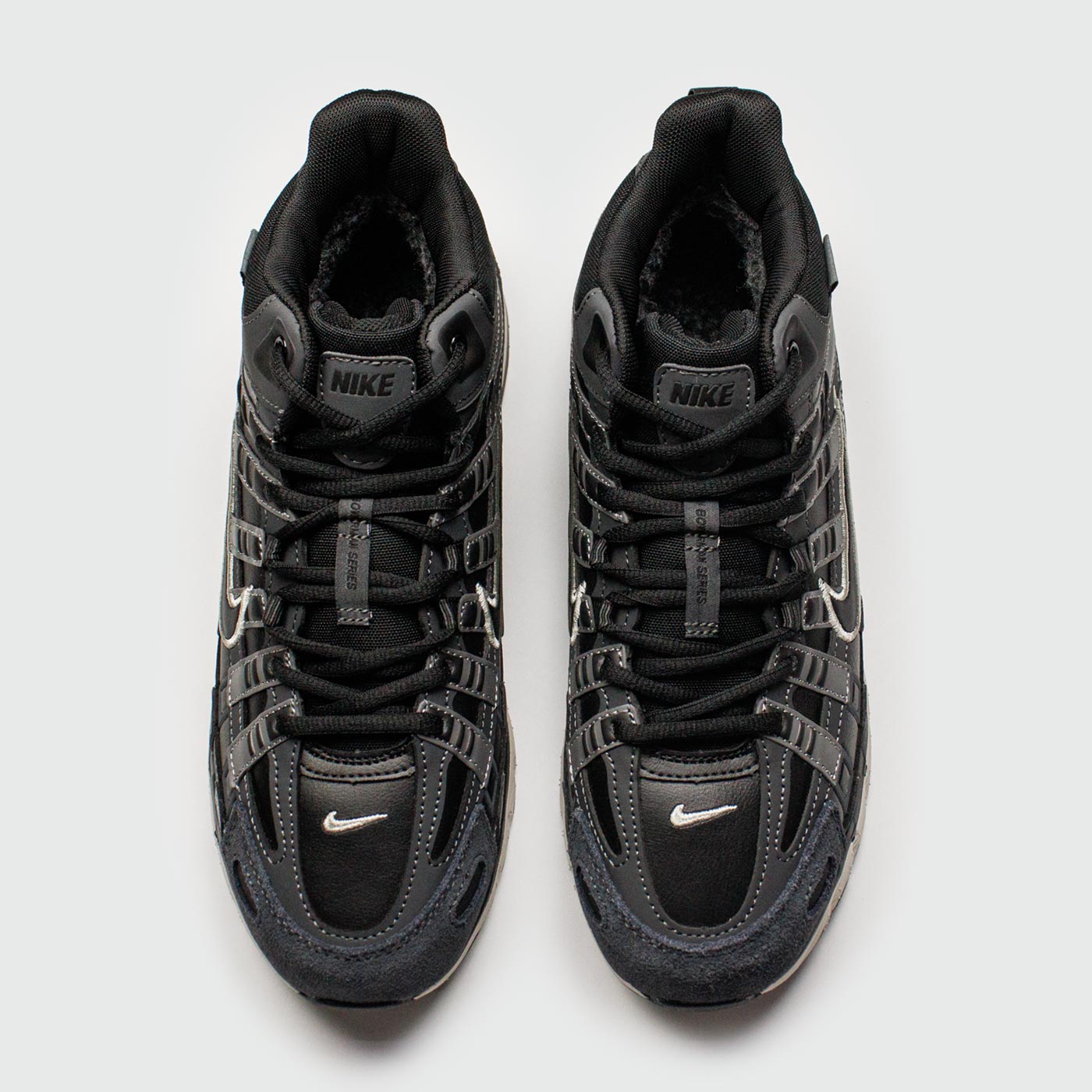 Кроссовки Nike P6000 Black White with Fur Кроссовки Nike P6000 Black White with Fur