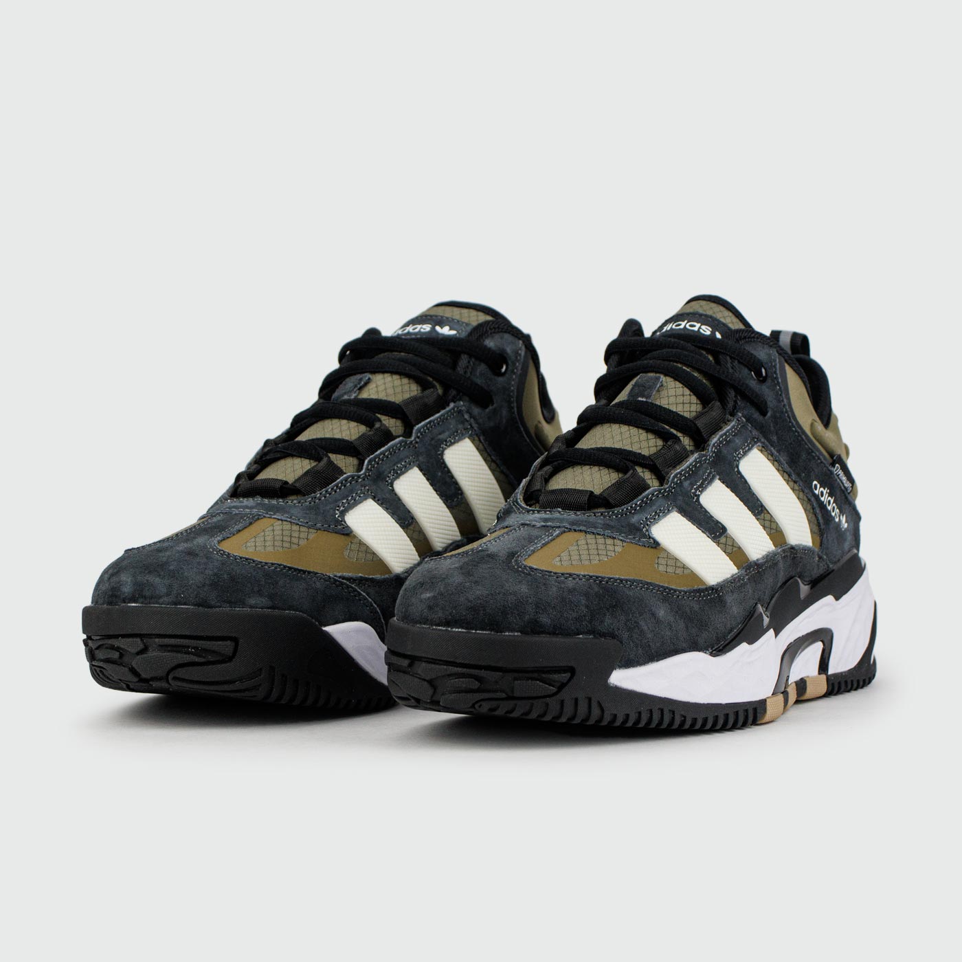 Кроссовки Adidas Niteball Olive / Black with Fur Кроссовки Adidas Niteball Olive / Black with Fur