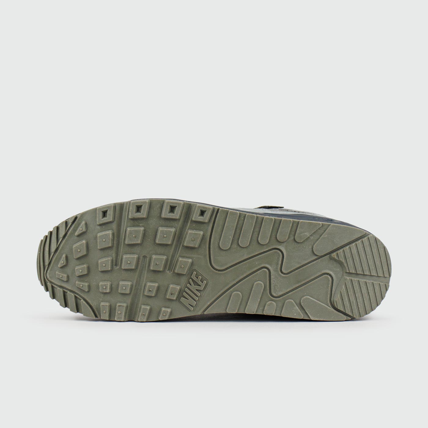 Кроссовки Nike Air Max 90 Mid Olive Grey with Fur Кроссовки Nike Air Max 90 Mid Olive Grey with Fur
