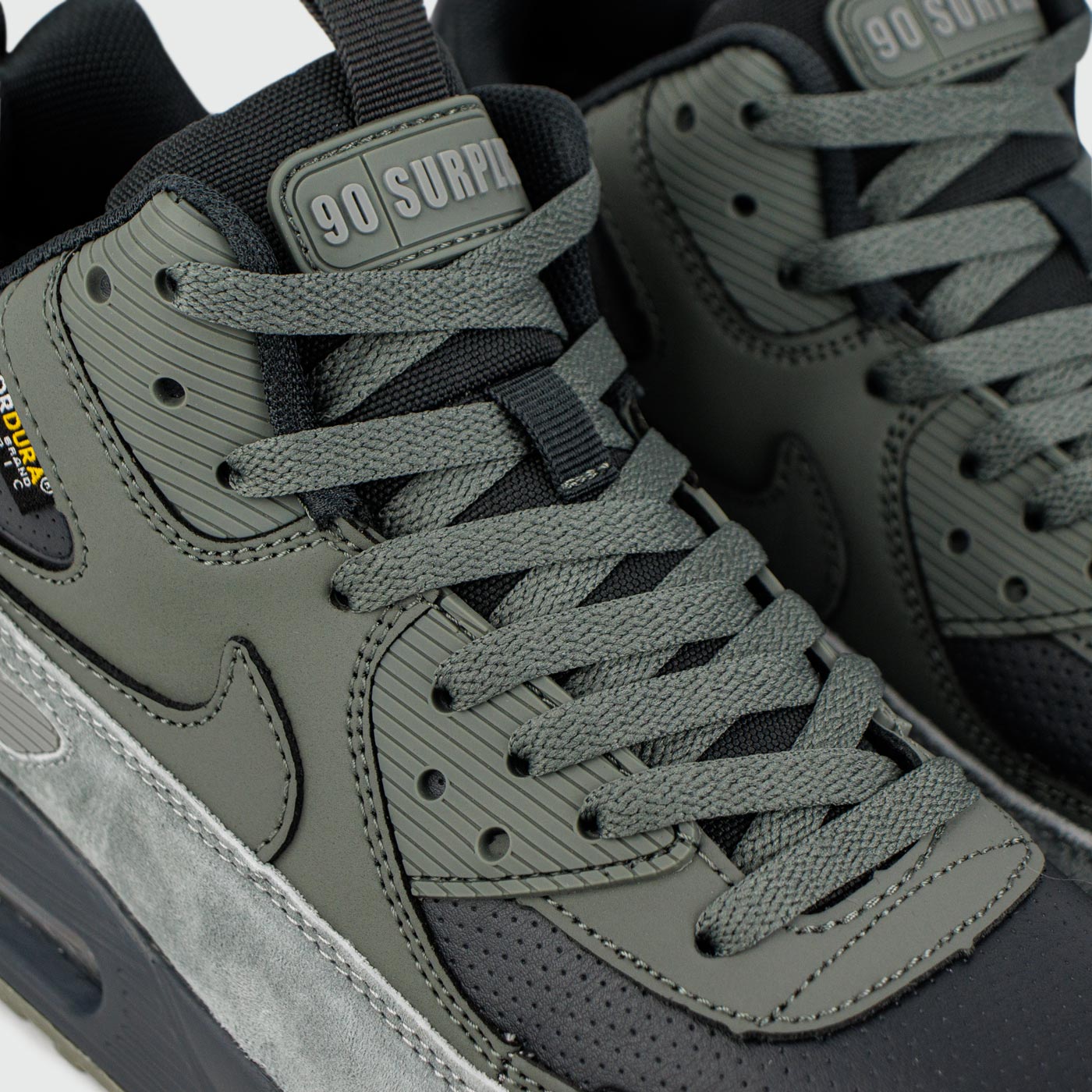 Кроссовки Nike Air Max 90 Mid Olive Grey with Fur Кроссовки Nike Air Max 90 Mid Olive Grey with Fur