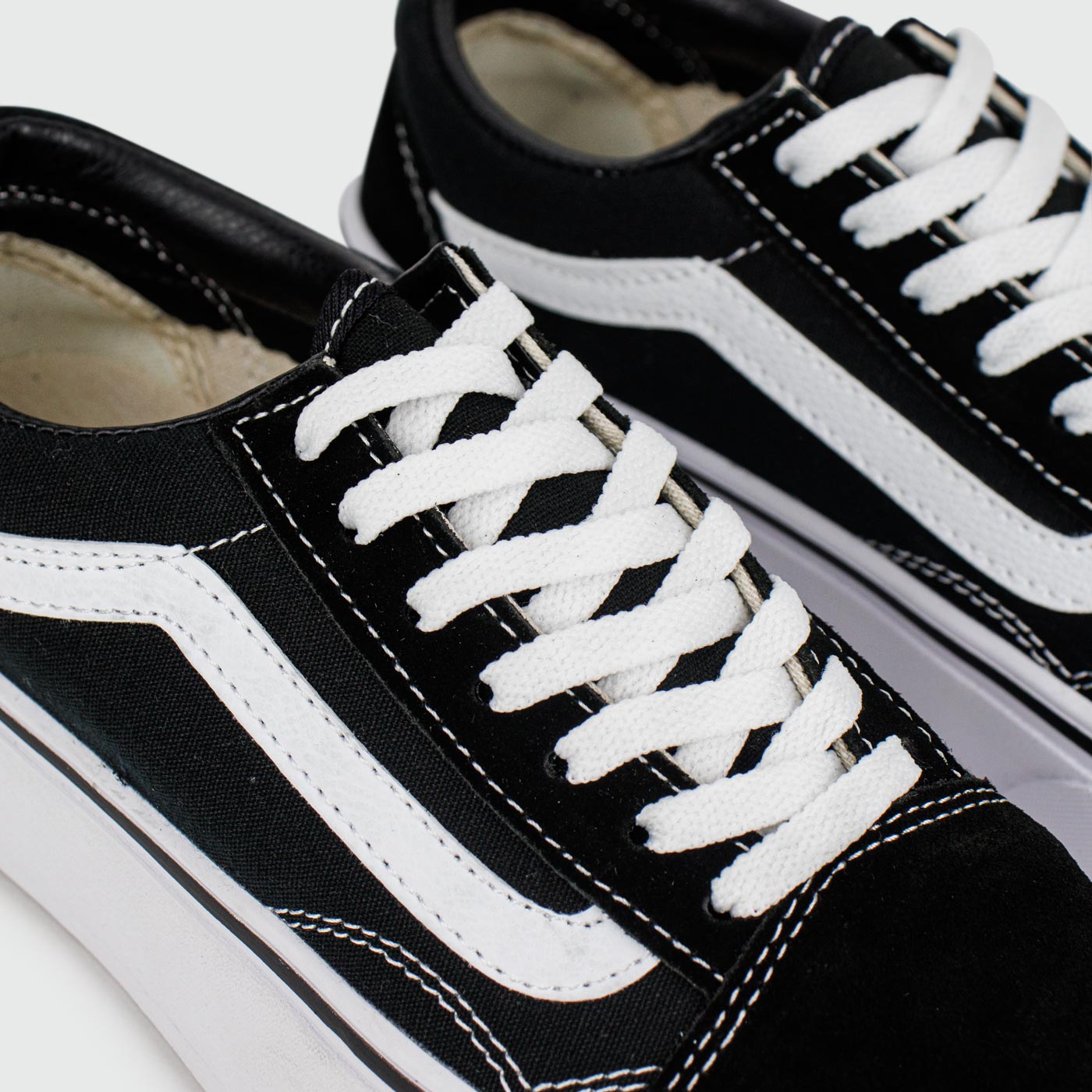 Кеды Vans Platform Old Skool Black White Кеды Vans Platform Old Skool Black White