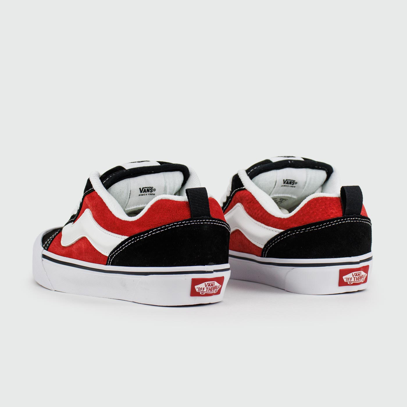 Кеды Vans Knu Skool Red / Black Wmns