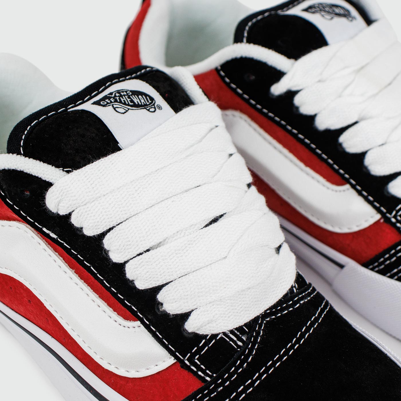 Кеды Vans Knu Skool Red / Black Wmns