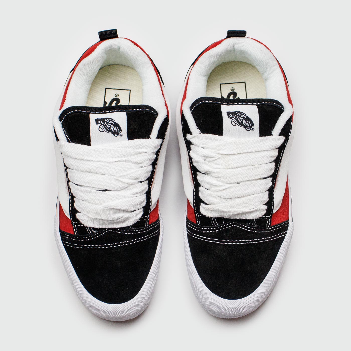 Кеды Vans Knu Skool Red / Black Wmns