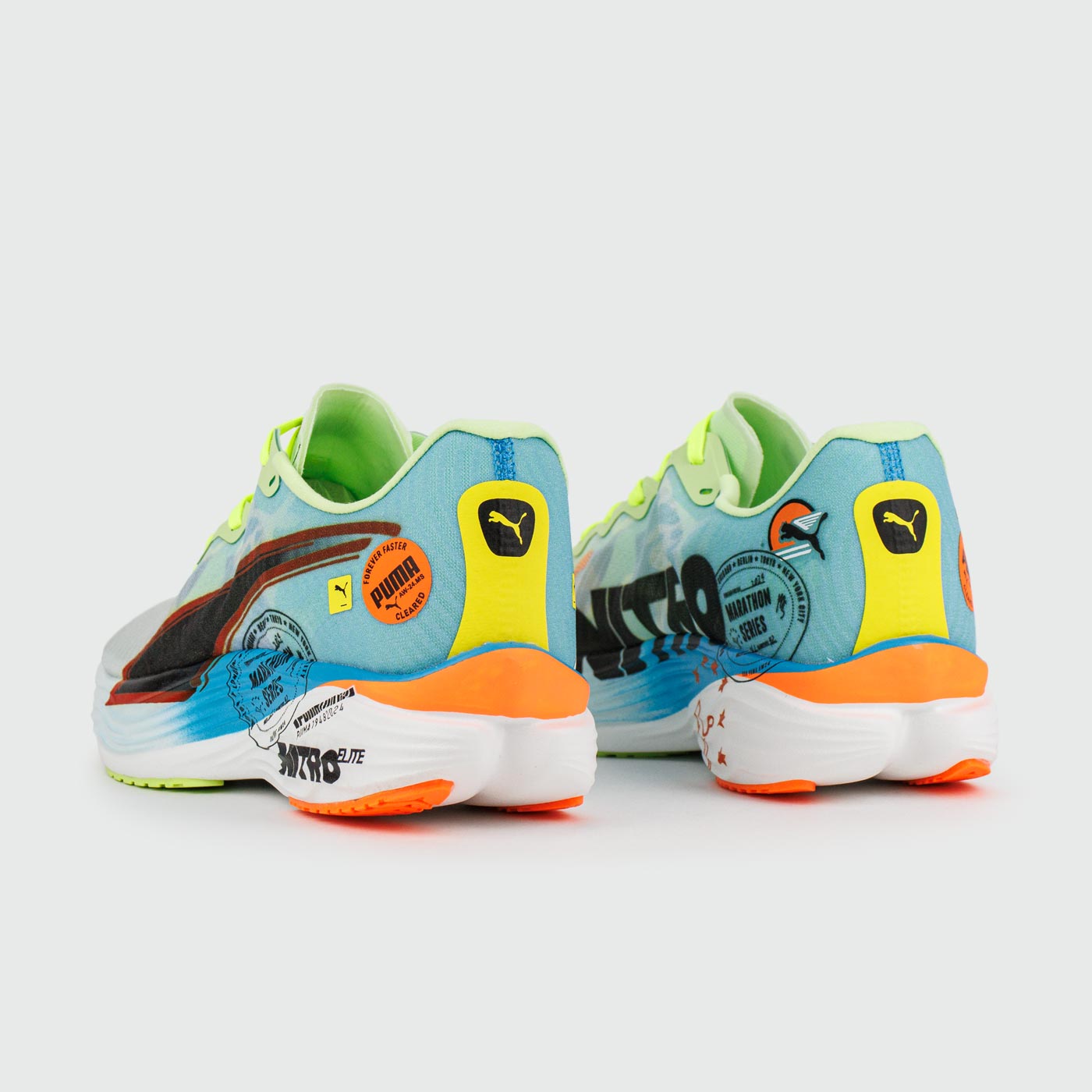 Кроссовки PUMA Deviate NITRO Elite 3 Green White