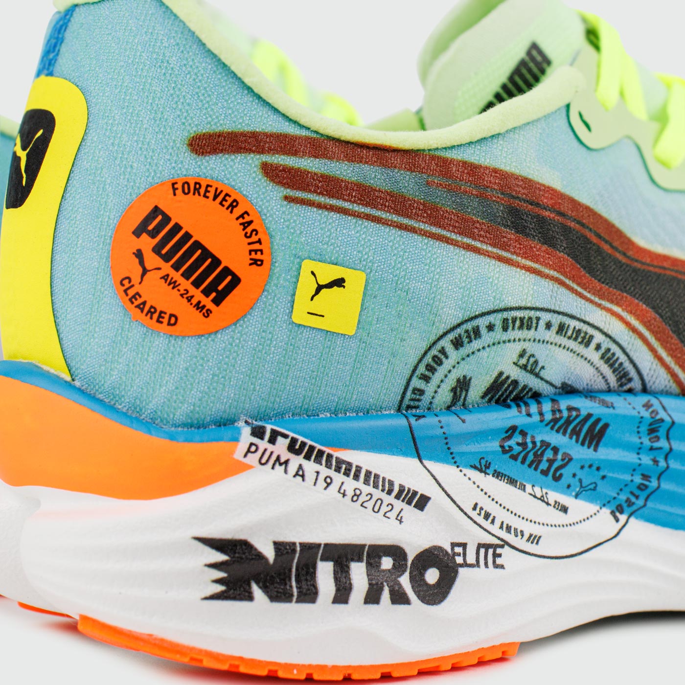 Кроссовки PUMA Deviate NITRO Elite 3 Green White